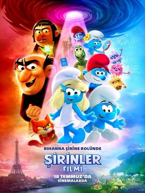 Şirinler Filmi posteri